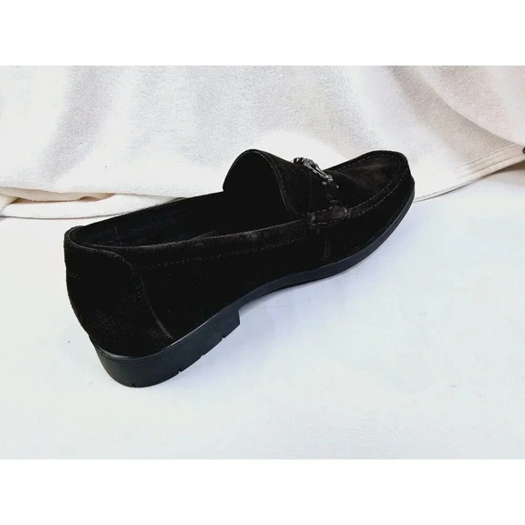 Giorgio Brutini Size 13M Men's Chocolate Brown Suade Horsebit Slip On Loafers - Picture 11 of 11